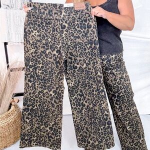 Judy Blue Leopard Print Skinny Jeans